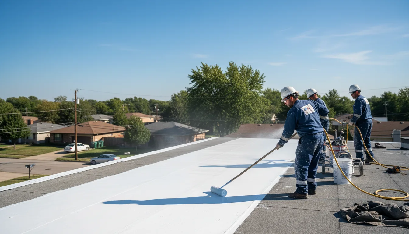 Commercial roof coating in Alvord, IA near me
